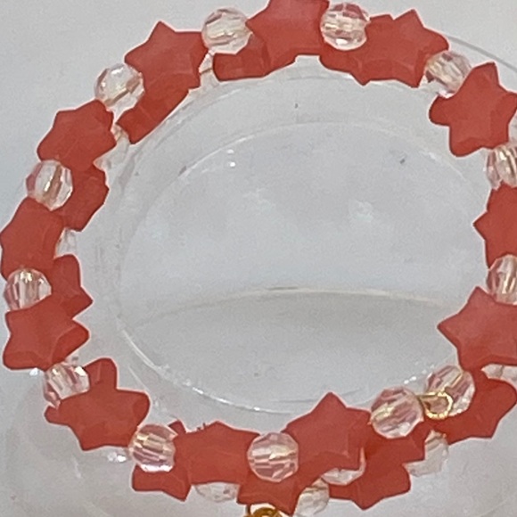 Handmade Star Beaded Wrap Around Bracelets, Wrap Bracelet, Memory Wire Bracelet - Picture 8 of 16